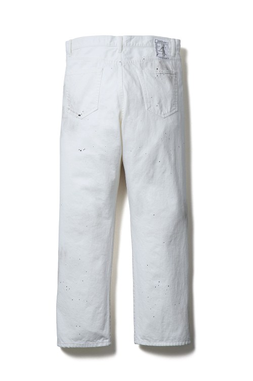 BW . WASHED DP BASIC PANTS / WHITE (252AQNH-PTM07) | セレクト