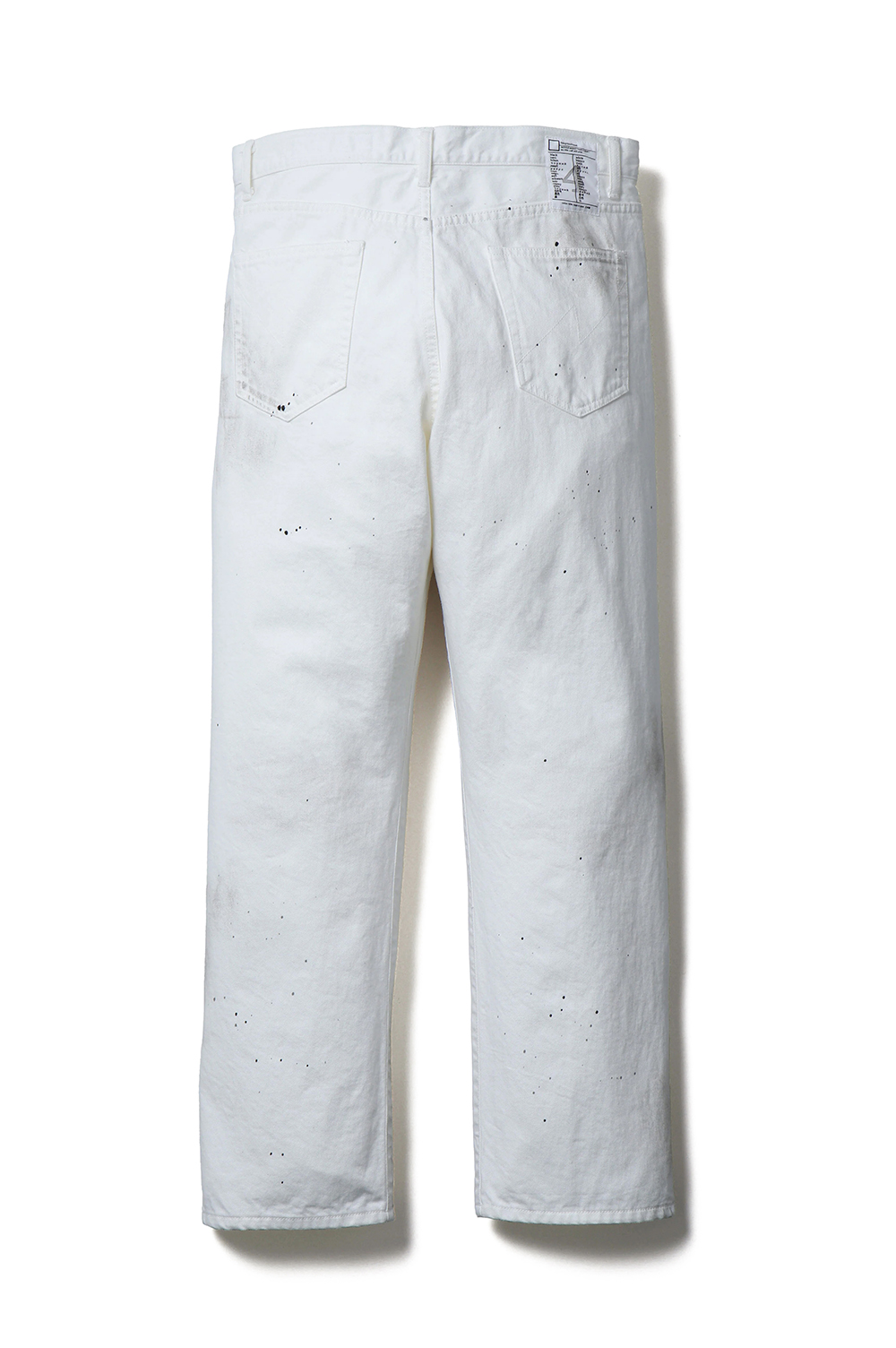 BW . WASHED DP BASIC PANTS / WHITE (252AQNH-PTM07) | セレクト