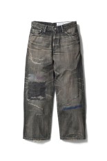 メンズ 【試着のみ美品】WEWILL PIPE DENIM TROUSERS サイズ2