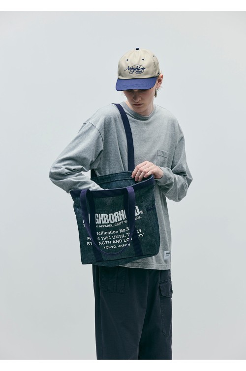 DENIM TOTE BAG-M / INDIGO (252TQNH-CG03) | セレクトショップ