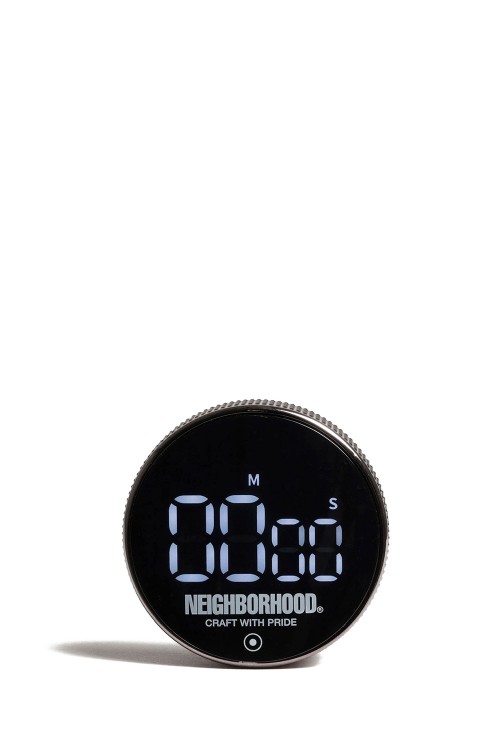 NEIGHBORHOOD LOGO KITCHEN TIMER キッチンタイマー LOGO KITCHEN TIMER / BLACK (252WFNH-AC04) | セレクトショップ