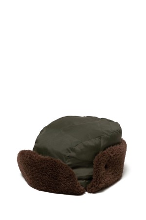 NH X EDDIE BAUER . DOWN CAP / OLIVE DRAB (252ZMEBN-HT01