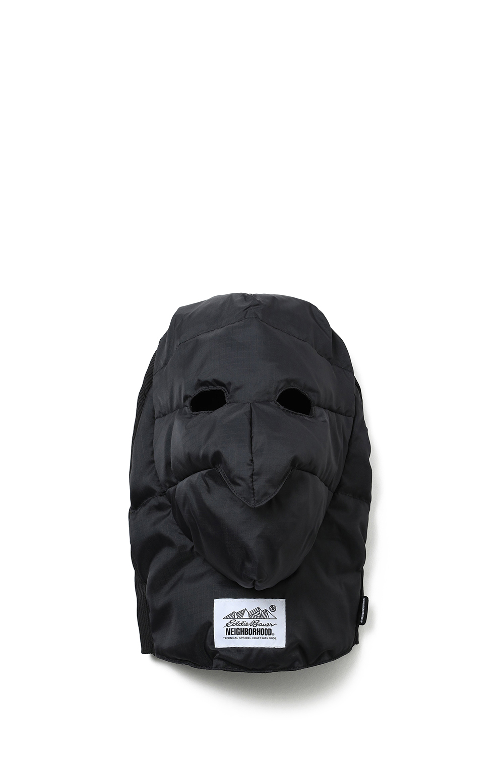 NH X EDDIE BAUER . DOWN FACE MASK / BLACK (252ZMEBN-AC03