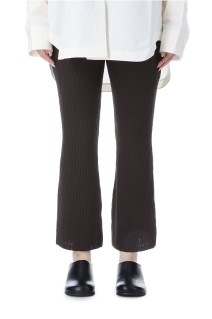 Knit Flare Leggings - CHARCOAL GRAY (62520727)