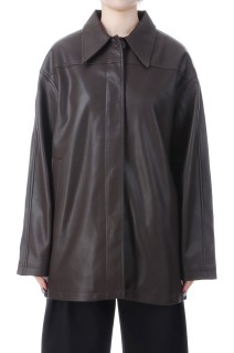 Ecoleather Over Jacket - BLACK (62520105)