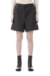 Herringbone Short Pants - BROWN (62520728)