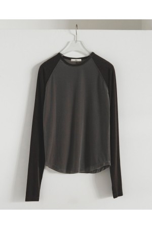 Sheervelour Baseball T-shirts - BROWN (62520605)