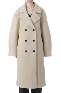 Double Tweed Coat - CREAM (62520005)