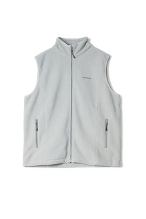 Fleece Zip Vest - CHARCOAL GRAY (62520113)