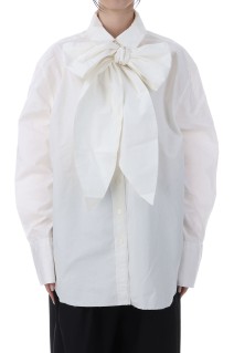 Volume Ribbon Shirts - WHITE (62520407)