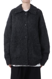 Brashed Knit Jacket - CHARCOAL GRAY (62520522)