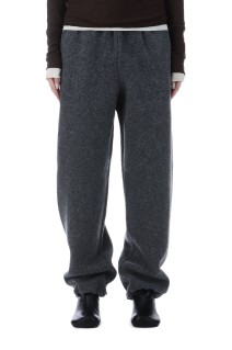 Wool Drawstring Pants - GRAY (62520725)