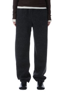 Wool Drawstring Pants - CHARCOAL GRAY (62520725)