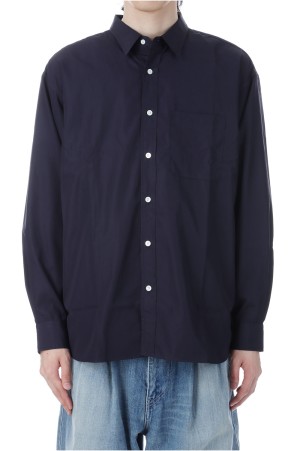 L/S REGULAR COLLAR SHIRTS - D.NAVY (253-60305A)