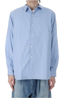 CANCLINI FRENCH FRONT L/S SHIRTS - BLUE (253-60301)