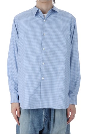 CANCLINI FRENCH FRONT L/S SHIRTS - BLUE (253-60301)