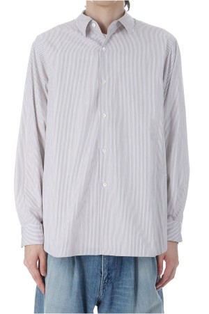 CANCLINI FRENCH FRONT L/S SHIRTS - BROWN (253-60301)