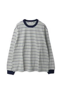 ORIGINAL BORDER L/S T-SHIRTS - GREIGE (253-60104)
