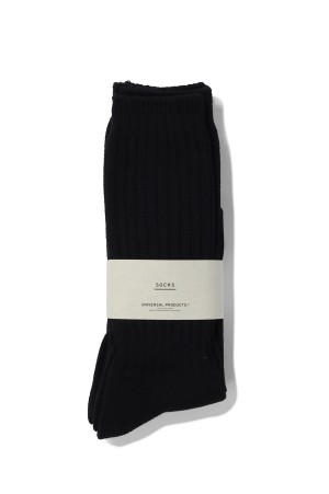 2P LONG SOCKS - BLACK (253-60910)