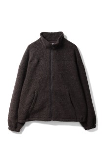 WOOL FLEECE DERBY JACKET - BROWN (253-60108)