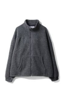 WOOL FLEECE DERBY JACKET - GRAY (253-60108)