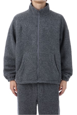 WOOL FLEECE DERBY JACKET - GRAY (253-60108)
