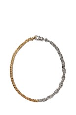 Figaro Wide Chain Bracelet(RX-616)-SILVER- | セレクト