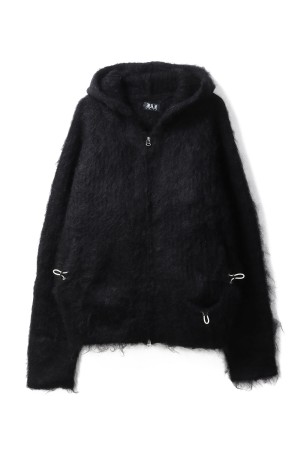 Mohair Hoodie / Black (003341302)