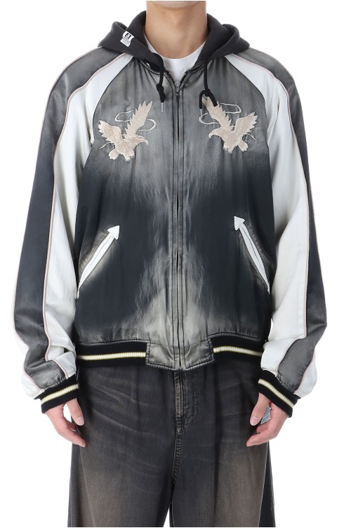 REVERSIBLE SOUVENIR JACKET - BLACK (J15BL143) | セレクトショップ