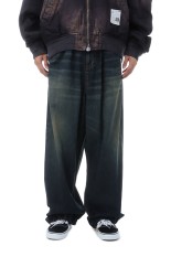 LIGHT WIDE JEANS - INDIGO (J15PT123)