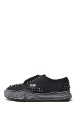 BAKER studded paint canvas Low-Top / BLK/BLK (A15FW733)