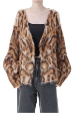 Wide Slit Cardigan - BROWN (0125030507)
