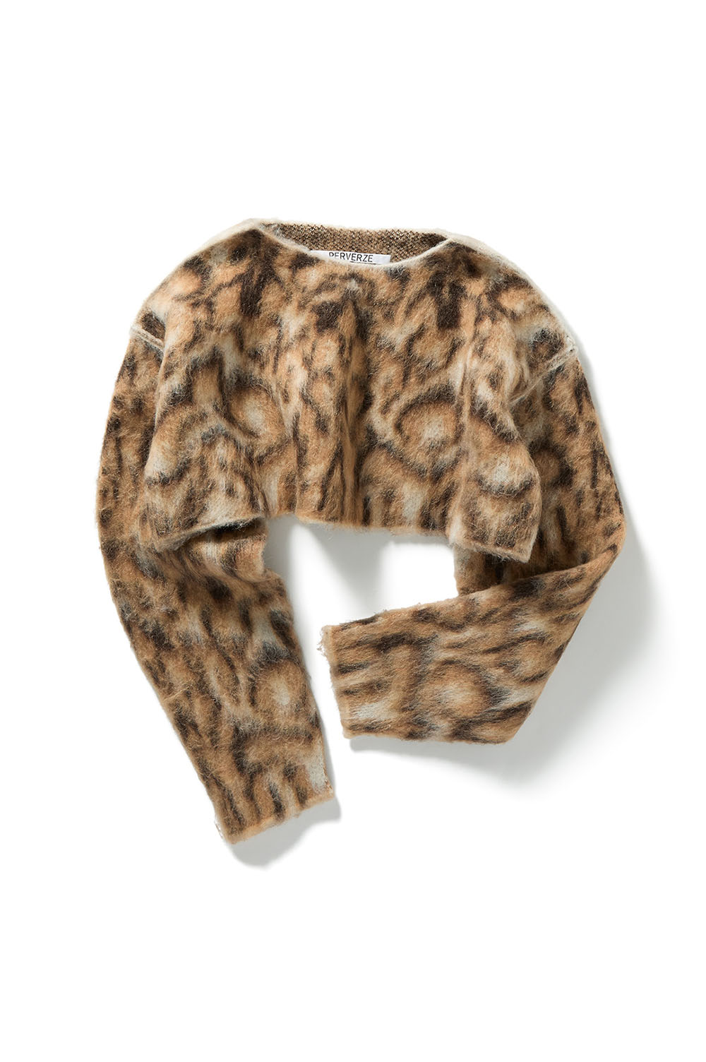 Wide Knit Top and Scarf - BROWN (0125030508) | セレクトショップ