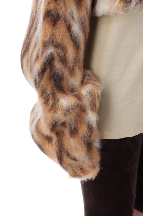 Wide Knit Top and Scarf - BROWN (0125030508) | セレクトショップ