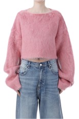 Wide Knit Top and Scarf - PINK (0125030508)