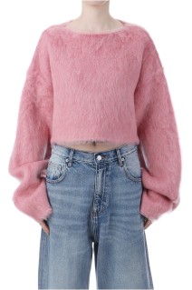 Wide Knit Top and Scarf - PINK (0125030508)