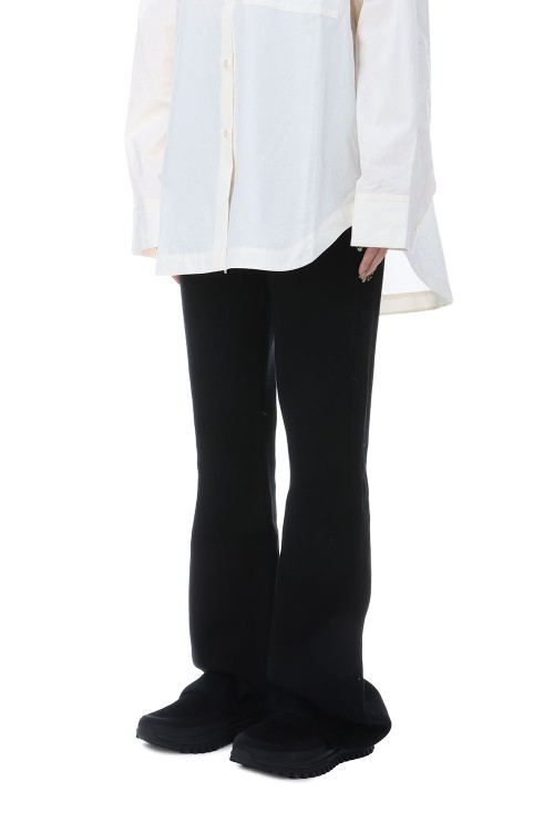 CHUNKY FLARE PANTS - BLACK (25AMSPA12) | セレクトショップ