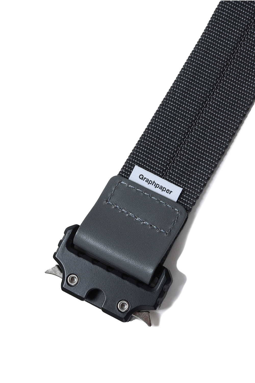 Graphpaper 24AW Nylon Riggers Belt グレー Nylon Riggers Belt - GRAY (GU252-90035B) | セレクトショップ