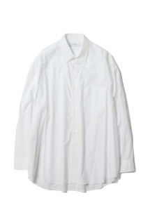 Broad L/S Oversized Regular Collar Shirt - WHITE (GM253-50001B)
