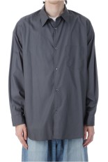 Broad L/S Oversized Regular Collar Shirt - C.GRAY (GM253-50001B)