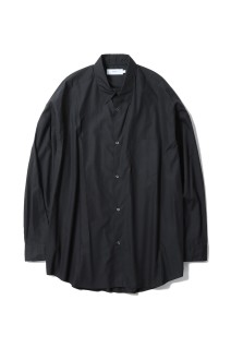 Broad L/S Oversized Regular Collar Shirt - BLACK (GM253-50001B)