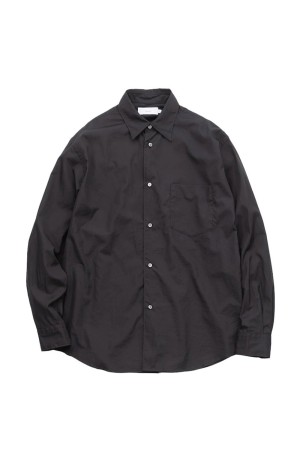 Graphpaper × L’ECHOPPE Cupro Shirt Coat Graphpaper（グラフペーパー）/ Linen Cupro L/S Oversized Band