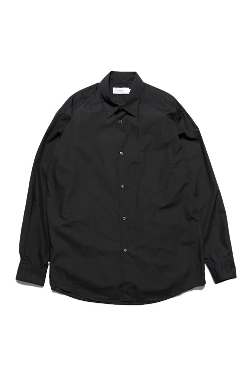 Broad Regular Collar Shirt - BLACK (GM253-50005B) | セレクト
