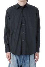 Broad Regular Collar Shirt - BLACK (GM253-50005B)