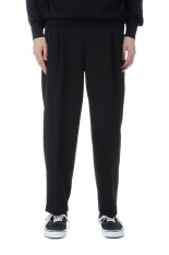 Scale Off Wool Wide Tapered Slacks - BLACK (GM253-40177B)