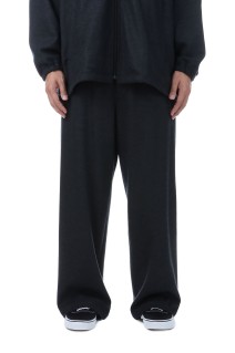 Wool Smooth Flannel Easy Wide Pants	- GRAY (GU253-40223B)