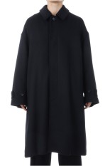 Light Melton Oversized Coat - BLACK (GU253-10270B)
