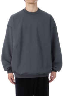 AZUMA Terry Crew Neck Sweat - GRAY (GU253-70240B)
