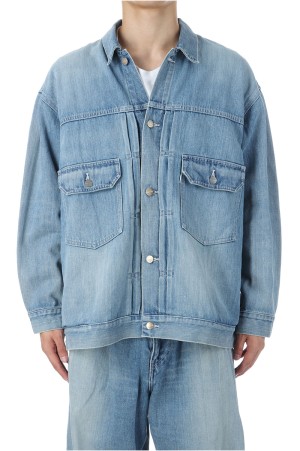 Selvage Denim Jacket - INDIGO_LIGHT FADE	(GM253-20054LB)