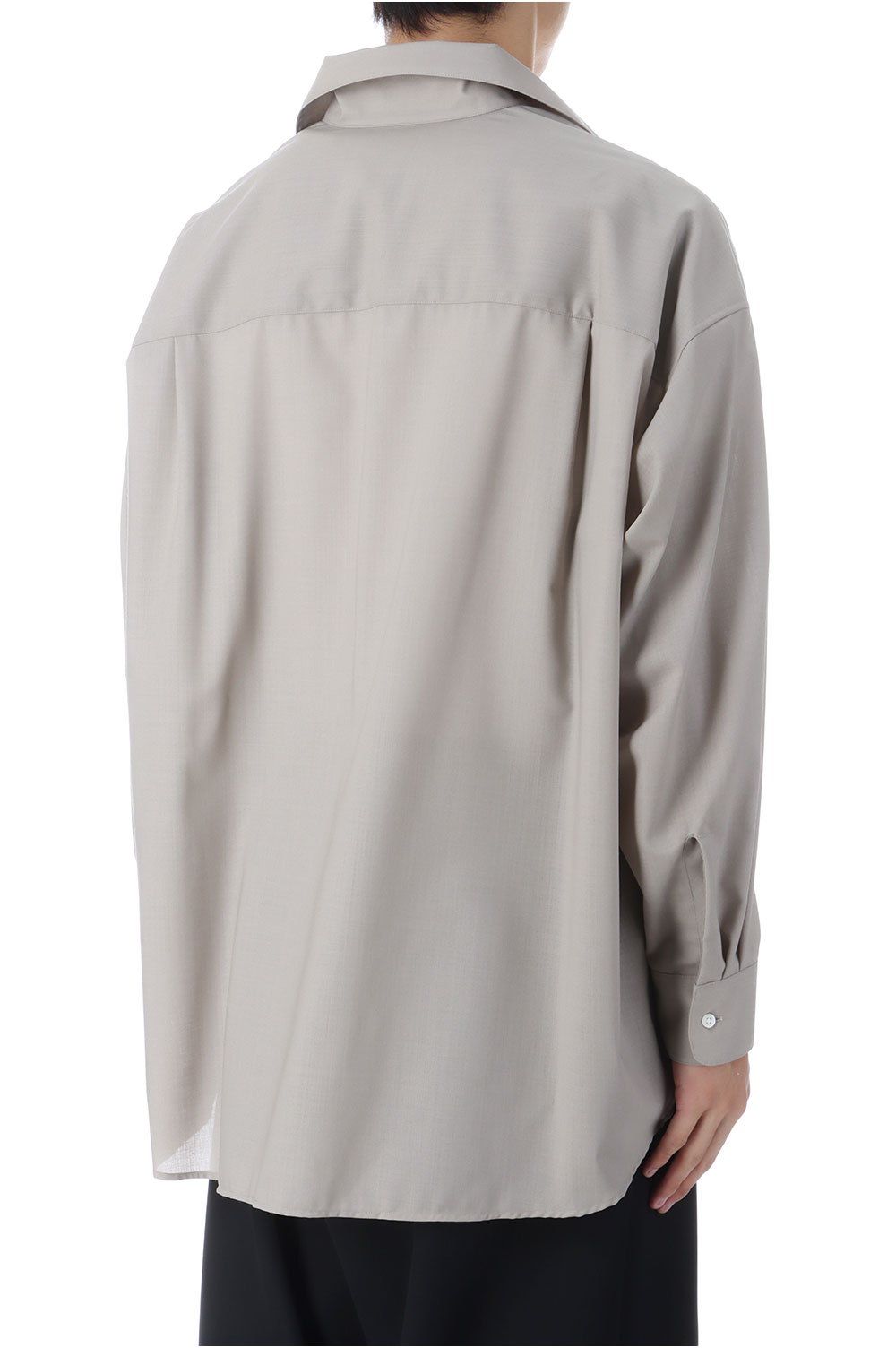 Techno Wool Tropical Skipper Shirt - GREGE (GM253-50374